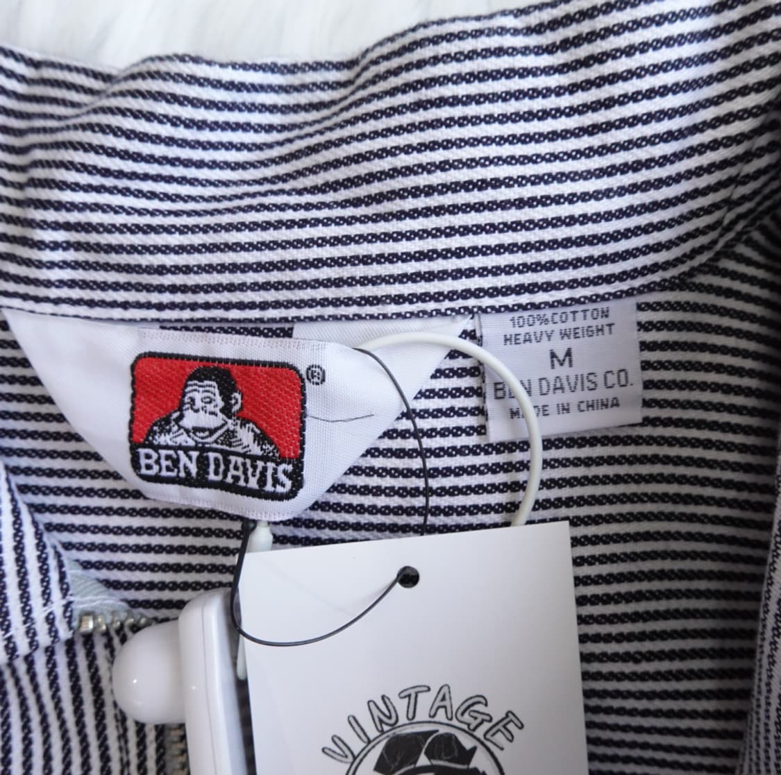 BEN DAVIS 스트라이프 워크 셔츠 1962 상품이미지4