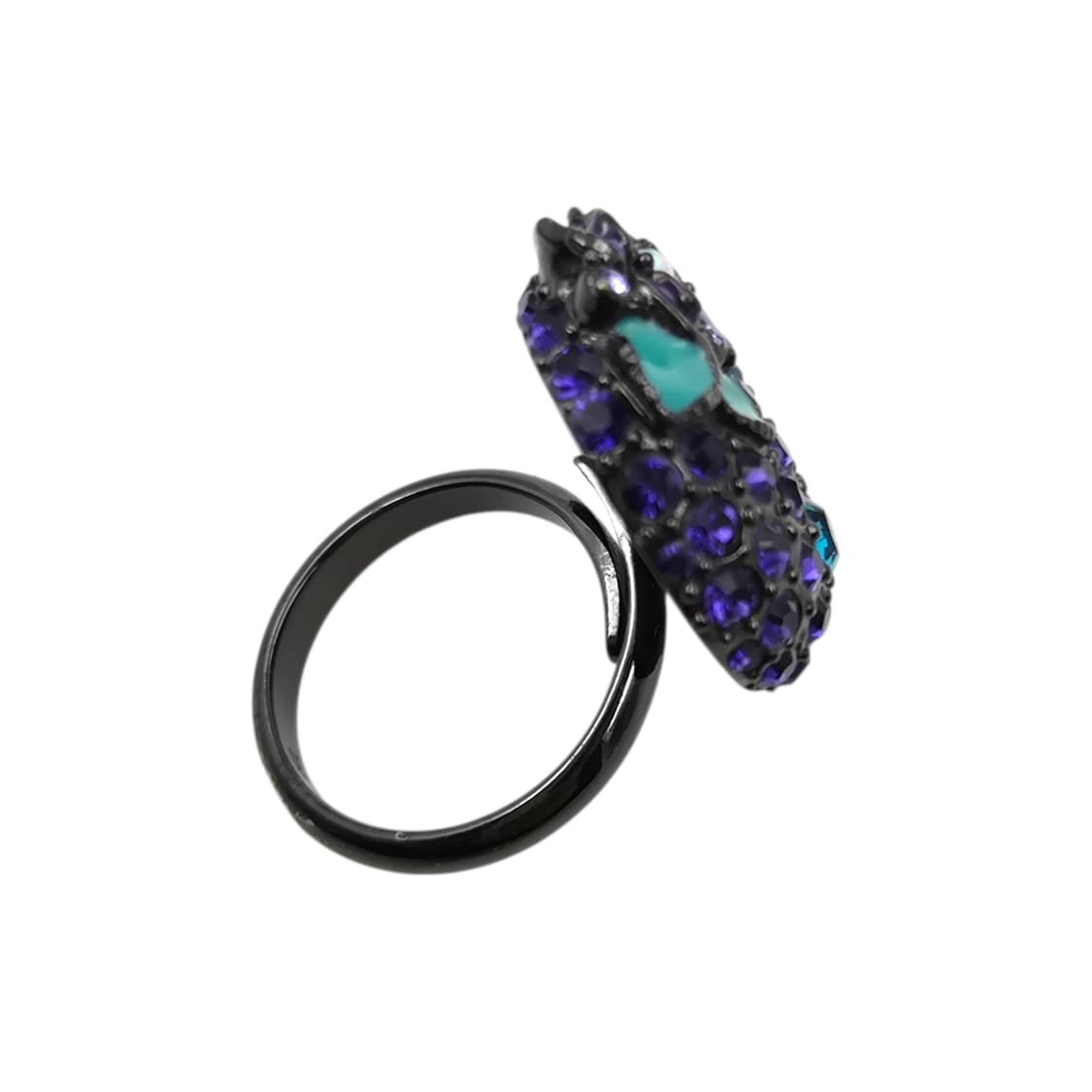 안나수이 해골 파베 꽃잎 볼드 반지 상품이미지4