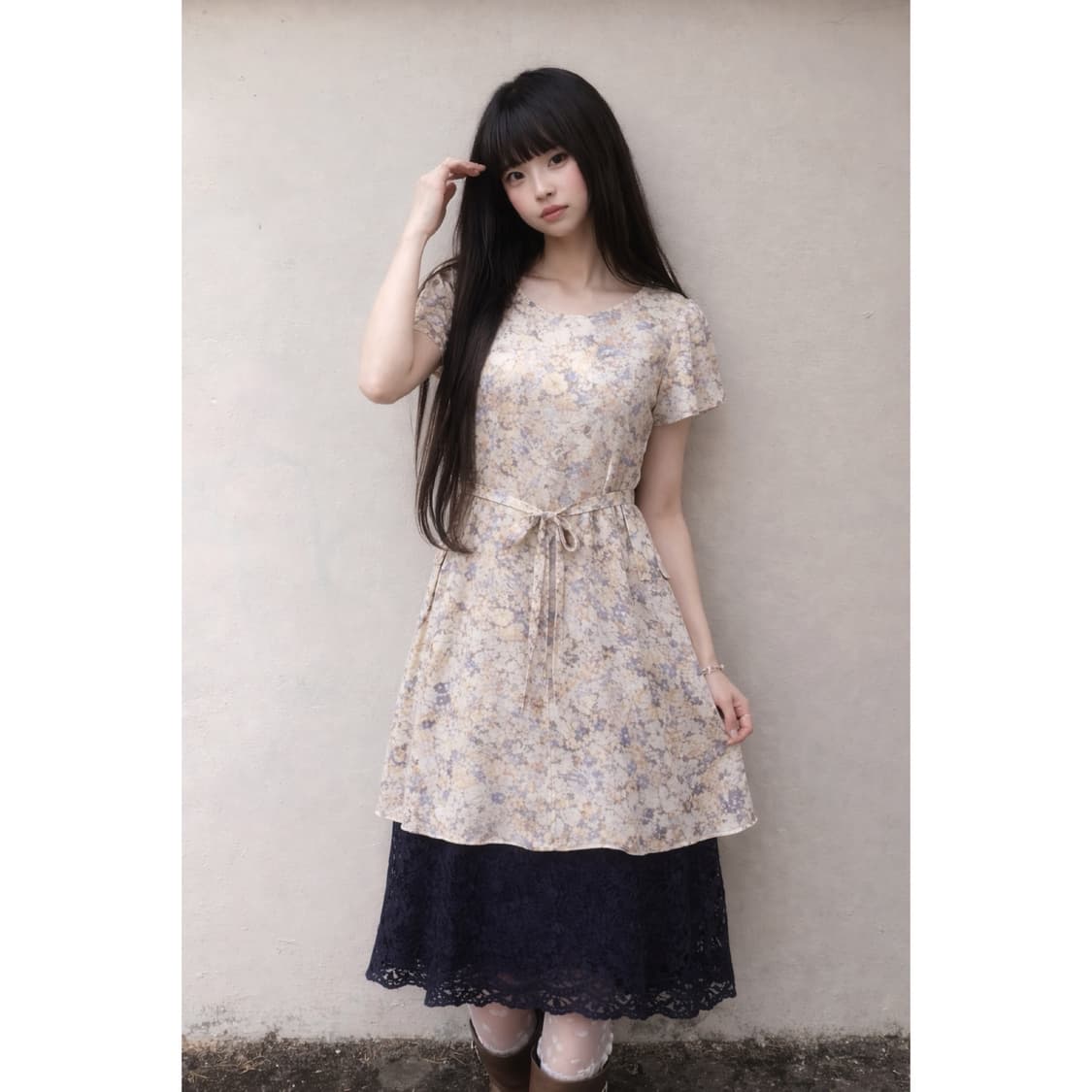 Dress + Blue Skirt Cody Set 상품이미지1