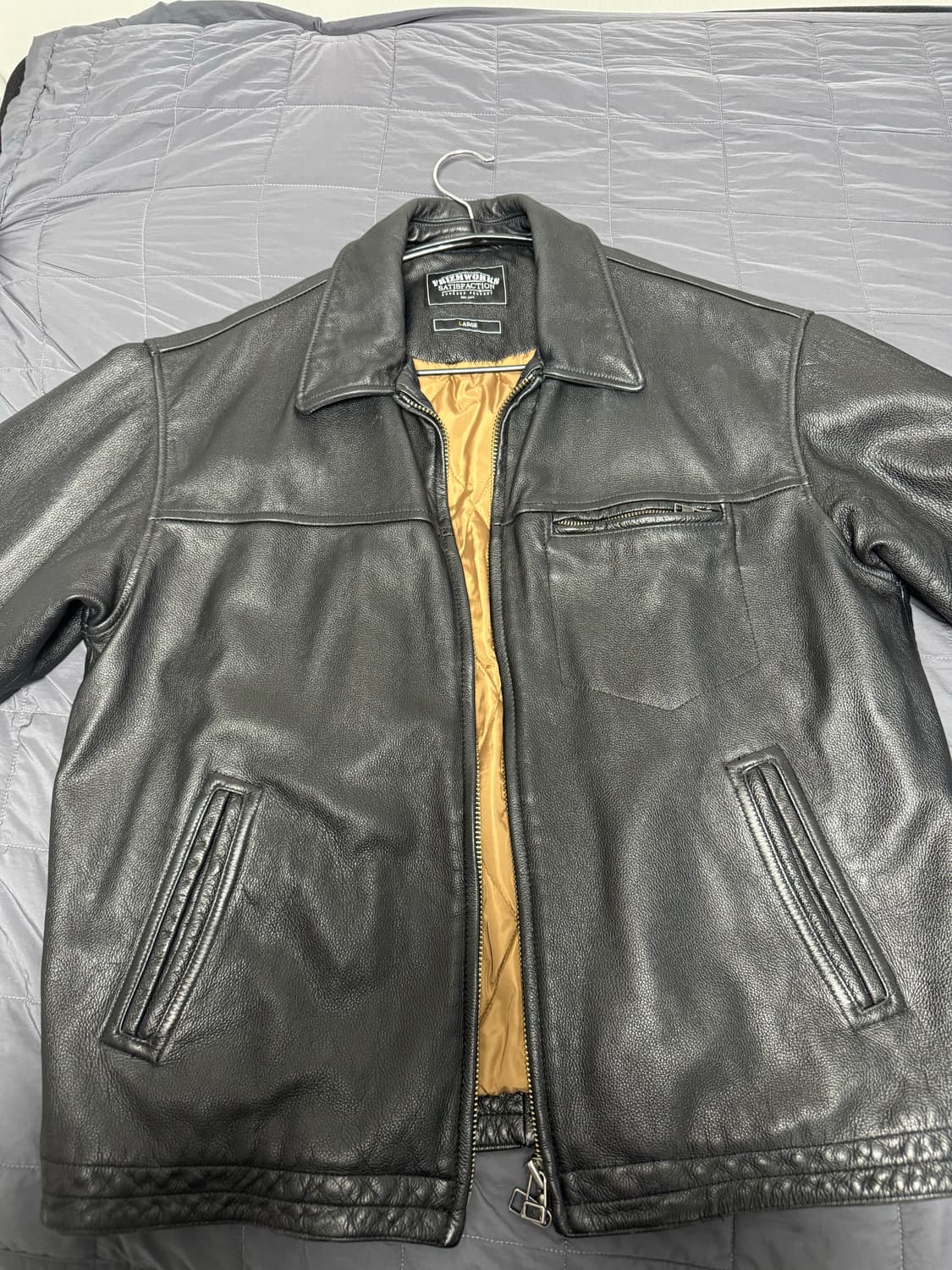 프리즘웍스 가죽자켓 L 사이즈 (100~105) 상품이미지1