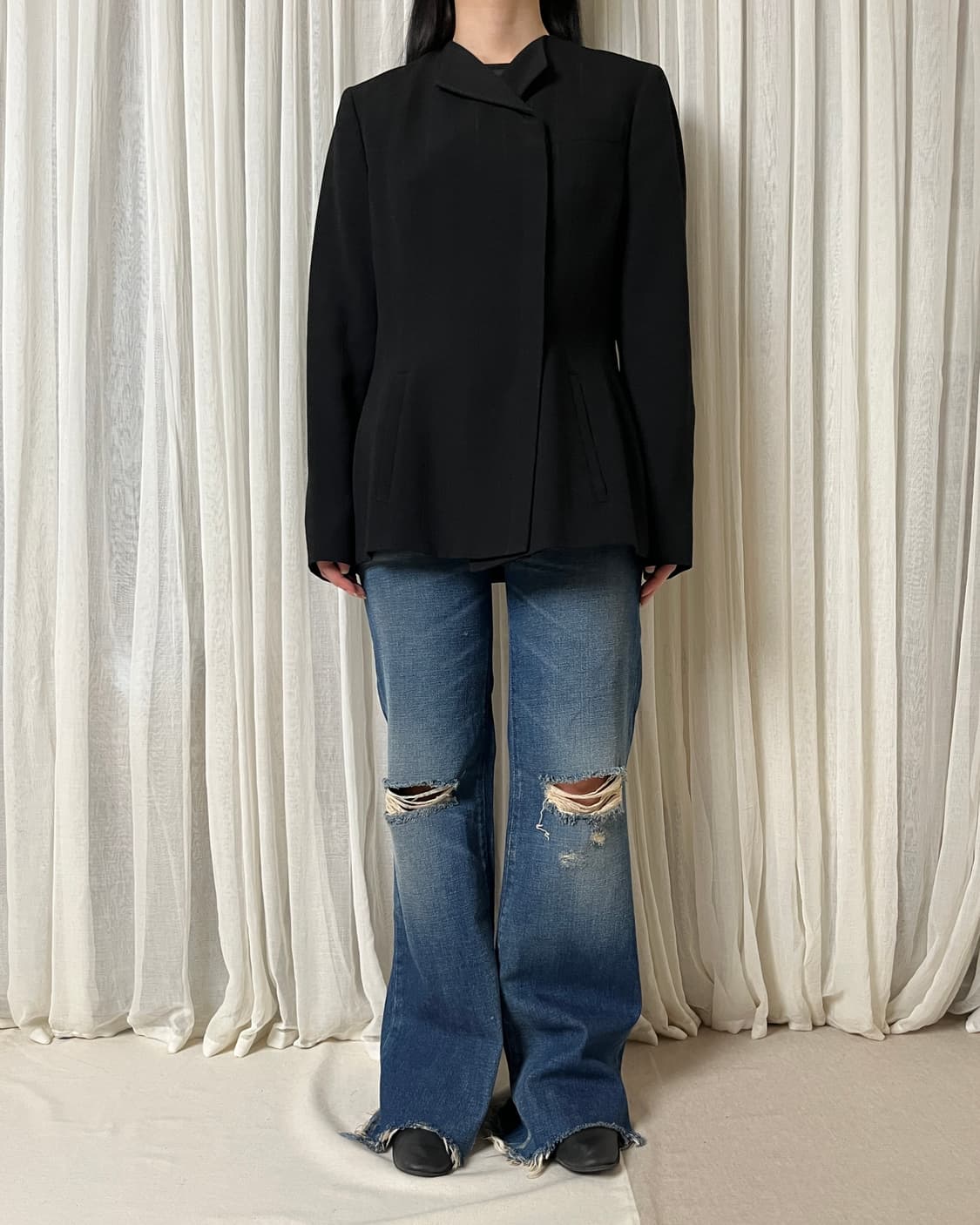 조르지오 알마니 노카라 테일러드 자켓 giorgio armani 상품이미지9