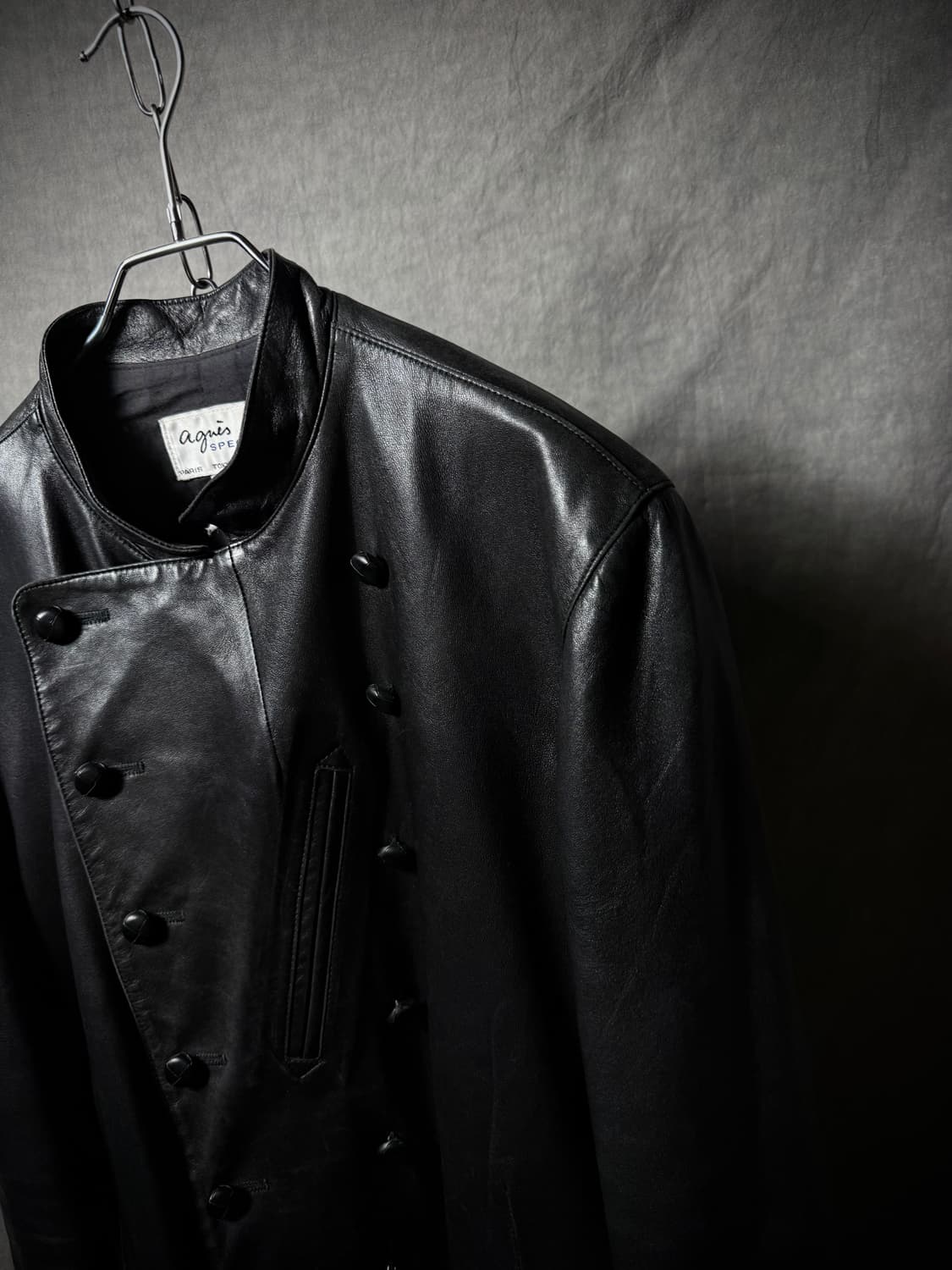 agnes b. Napoleon Leather Jacket 상품이미지7