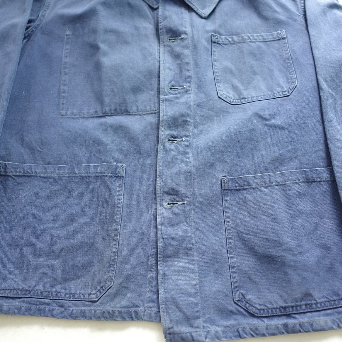 60s 프렌치 빈티지 클럽카라 레일로드 워크 초어자켓 상품이미지7