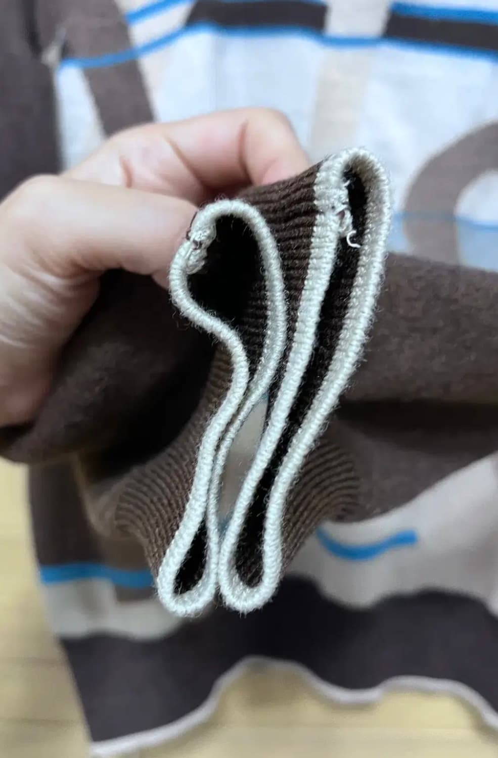 닥스 남성 반넥반집업니트 100사이즈 상품이미지4