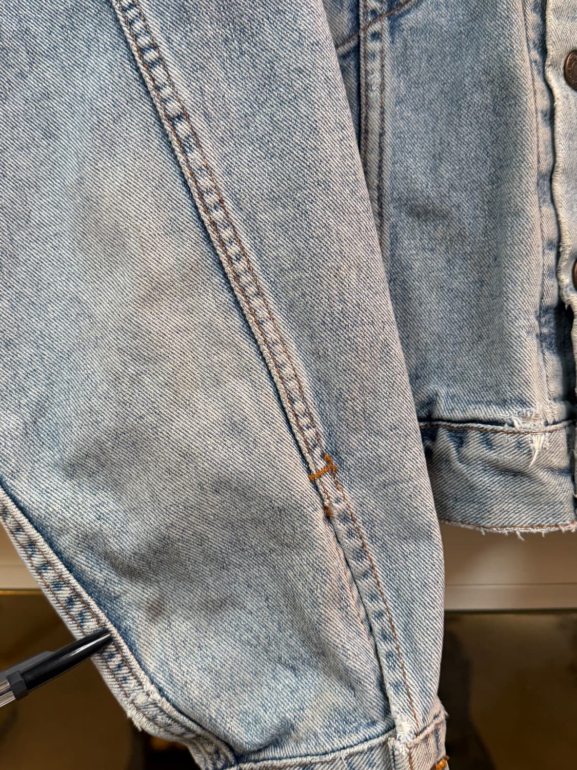 Levis 70598 데님 연청 트러커 자켓 M 상품이미지5