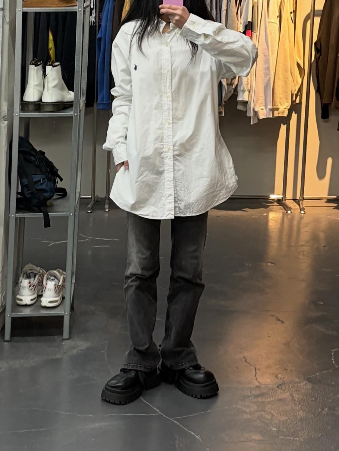 폴로랄프로렌 클래식 화이트 셔츠 A2866 상품이미지1