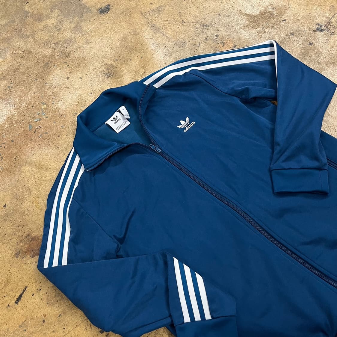 아디다스 블루 네이비 베켄바우어 투웨이 져지 트랙탑  상품이미지1