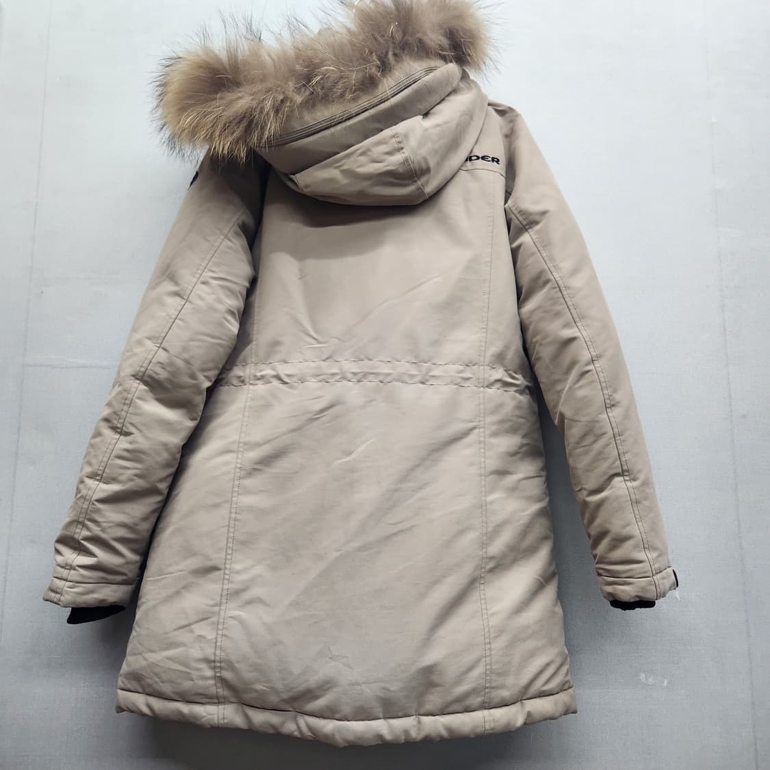 아이더 스텔라 덕다운 라쿤털 후드 패딩 S(M) 상품이미지4