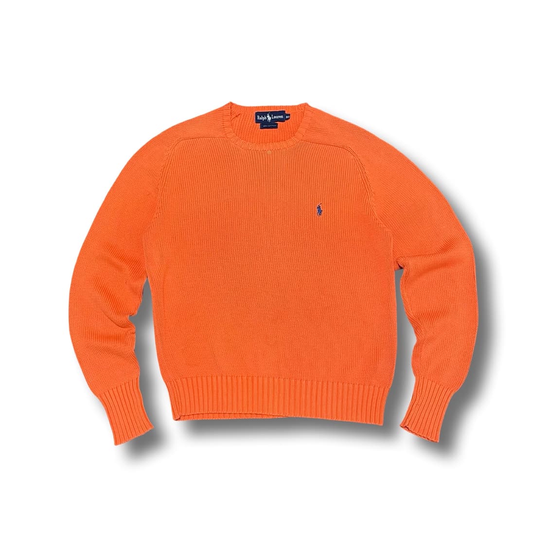 [S]폴로 랄프로렌 80s 빈티지 오렌지 니트 스웨터 상품이미지1