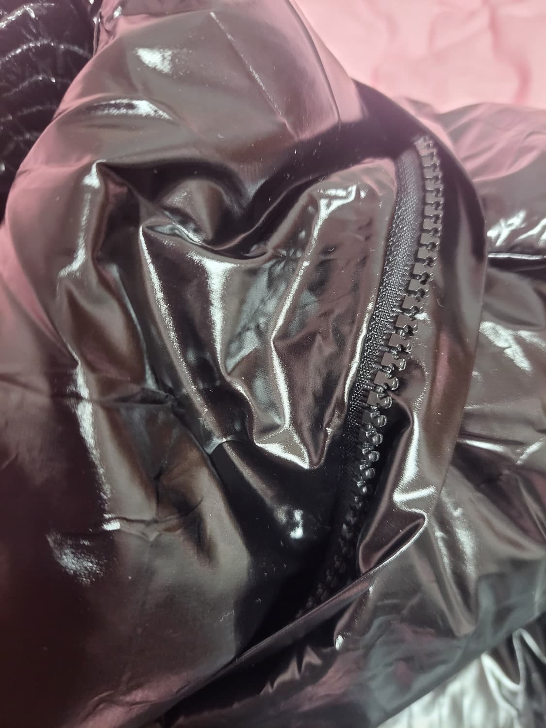 급처상태양호!구찌,프라다 느낌 남녀공용 블랙 패딩 조끼 베스트 나이키st 상품이미지4