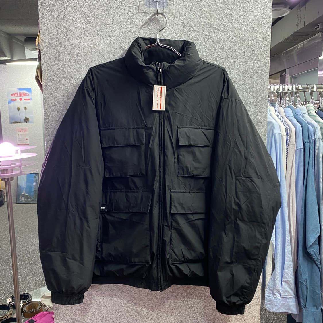 그루브라임 유틸리티 블랙 프리마로프트 점퍼 B3489  상품이미지2