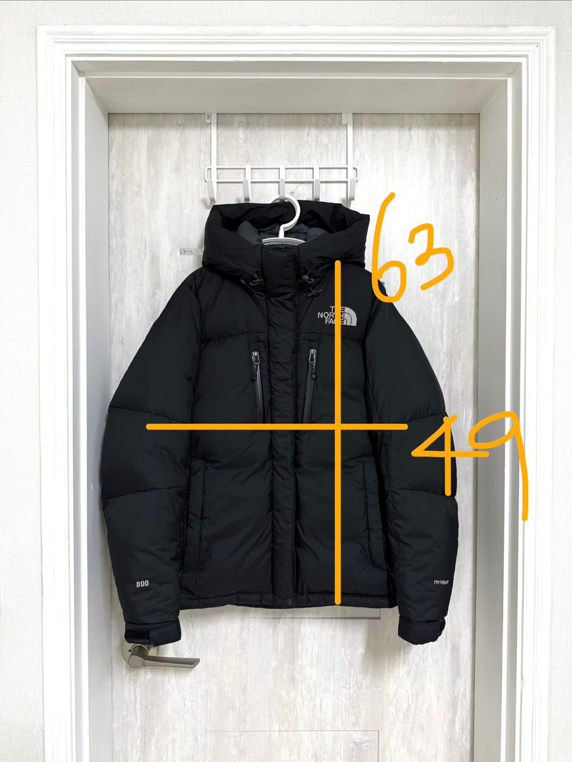 여성 85 M / 노스페이스 하이벤트 800 구스다운 패딩 히말라야급 상품이미지2