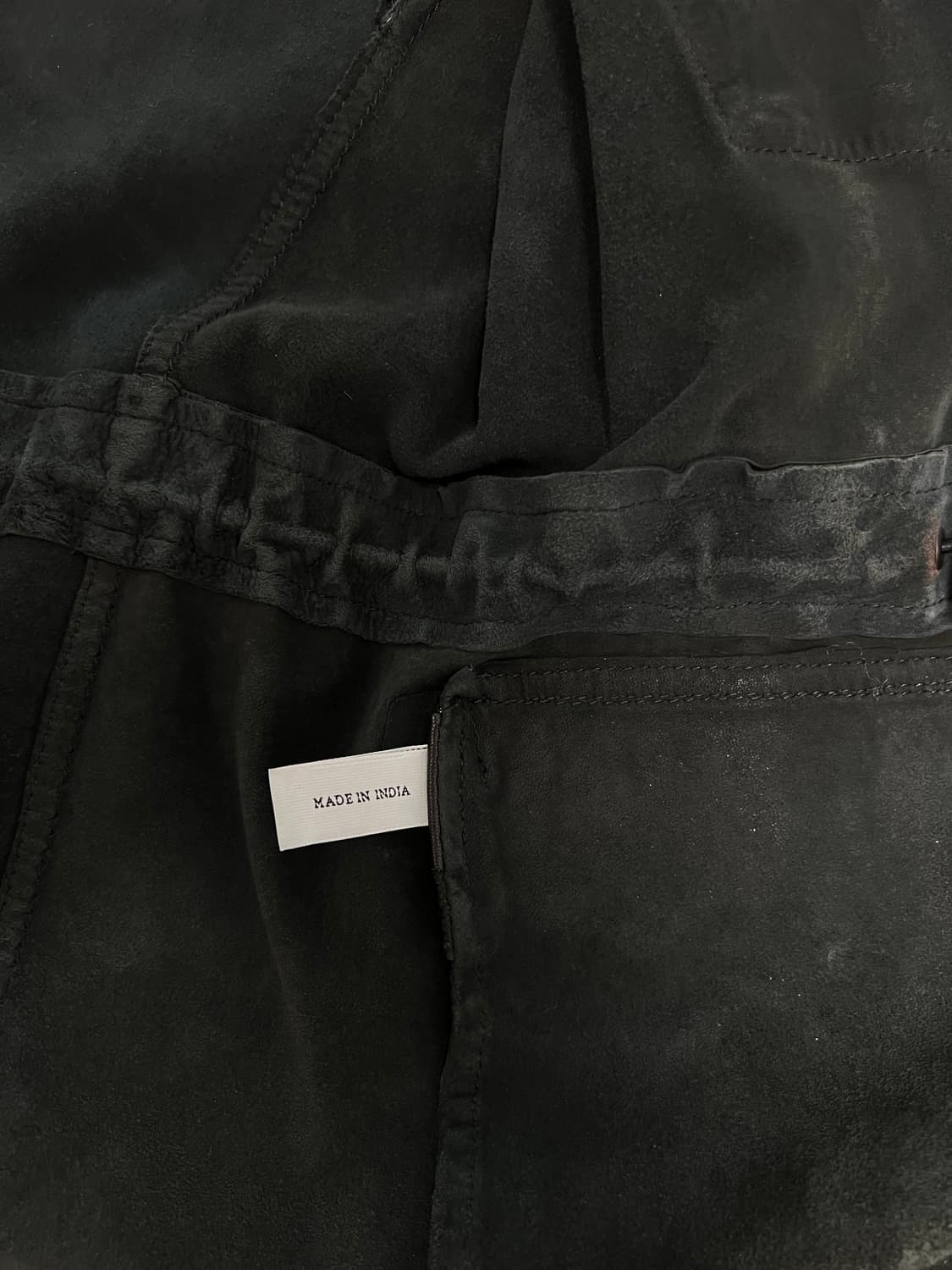 Aspesi 남성 가죽 사파리 자켓 블랙 M 상품이미지6