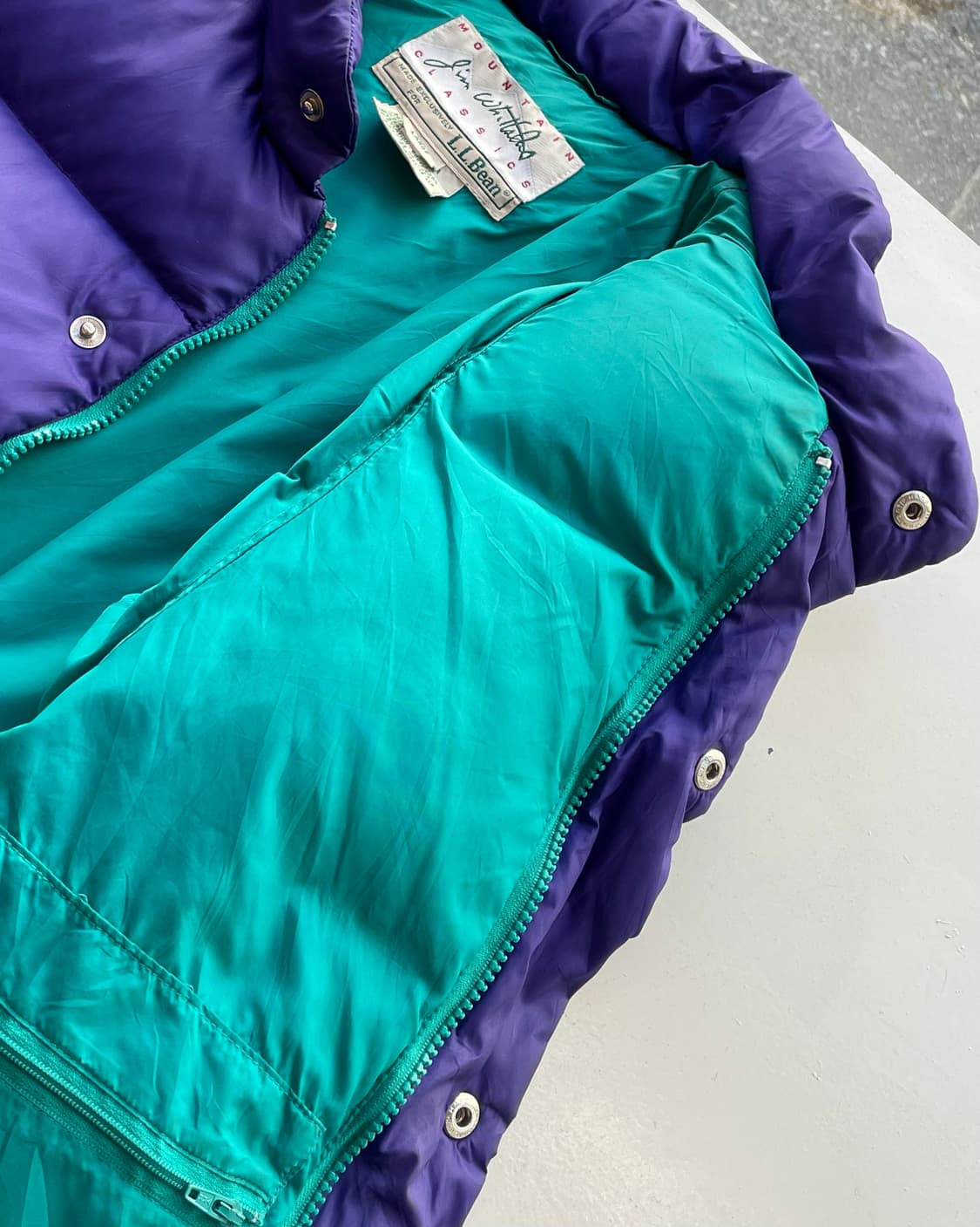 90‘s LL Bean Goose down vest 엘엘빈 푸퍼 베스트 상품이미지6