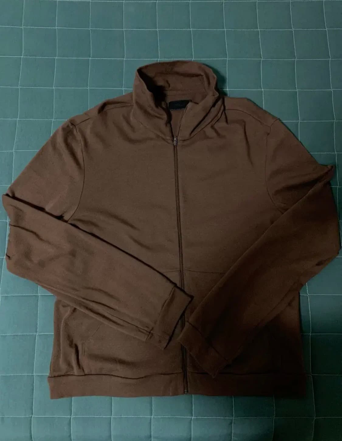 mudule 머듈 넥 집업 브라운 2사이즈 상품이미지1