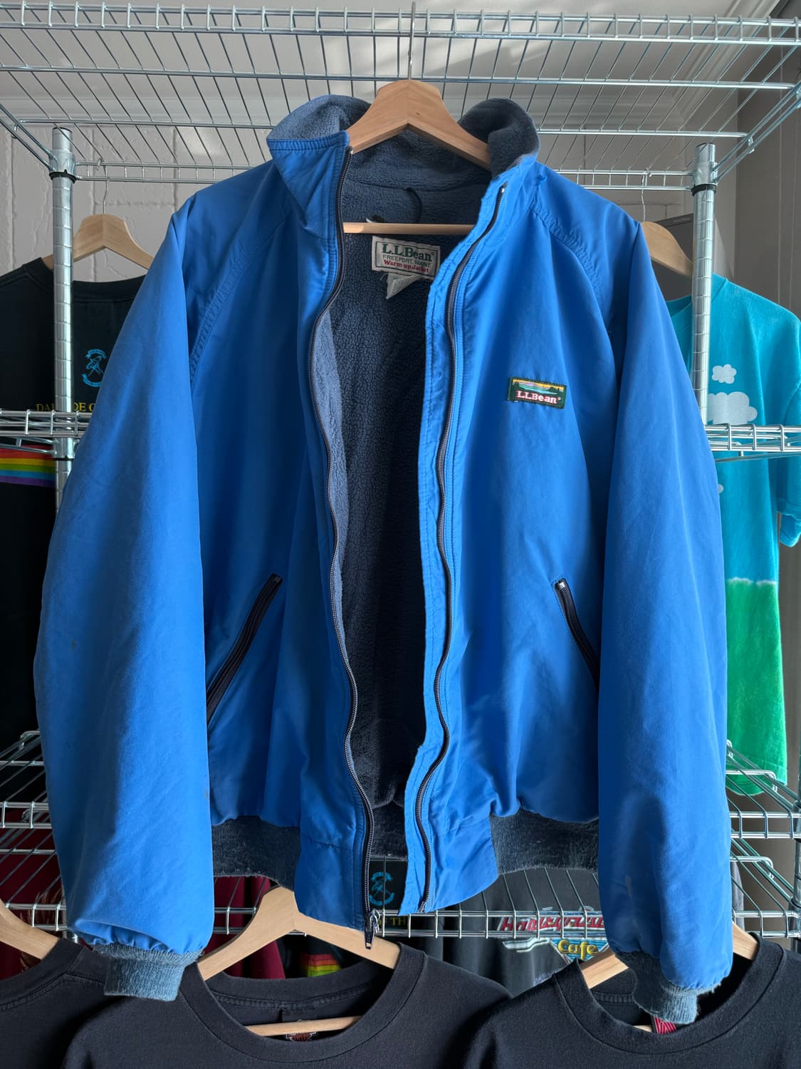 80s Made in USA L.L.Bean 웜업 자켓 상품이미지3