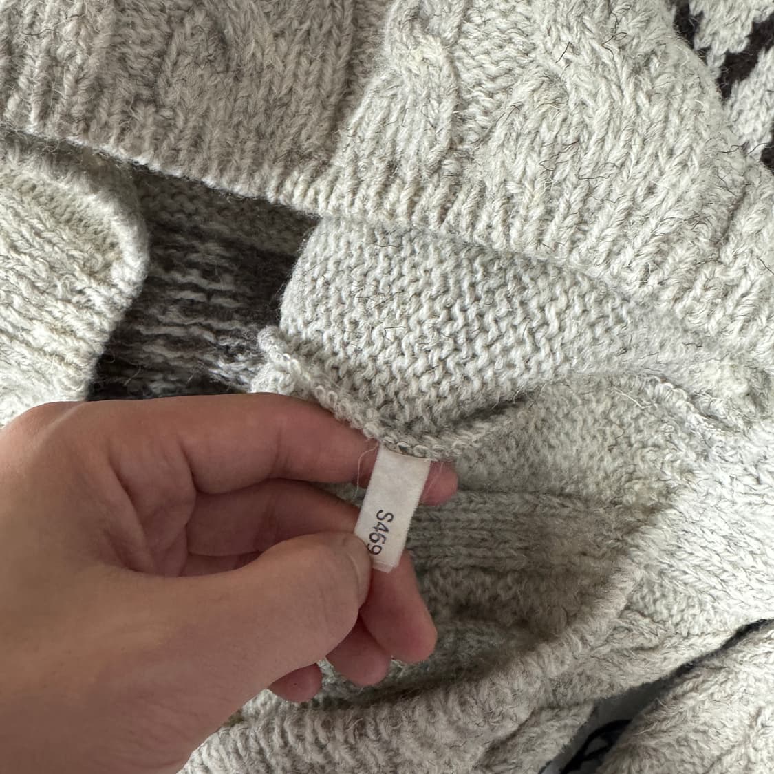 80s LLbean 엘엘빈 피셔맨 스웨터 니트L사이즈 상품이미지5