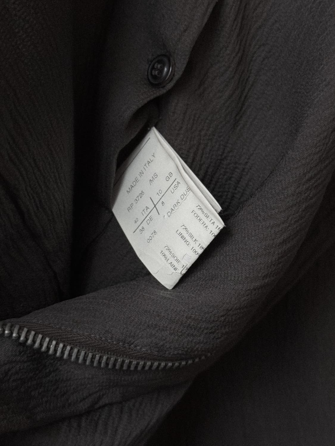 Rick Owens 12SS- Naska 실크 자켓 상품이미지5