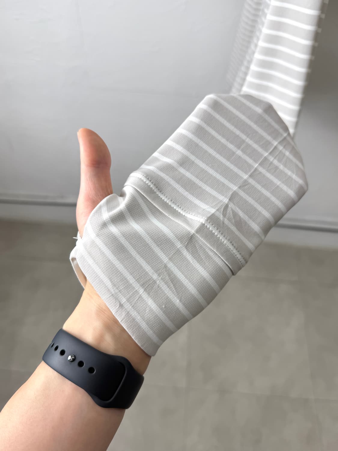 미즈노 스트라이프 핑거홀 후드 집업 상품이미지6