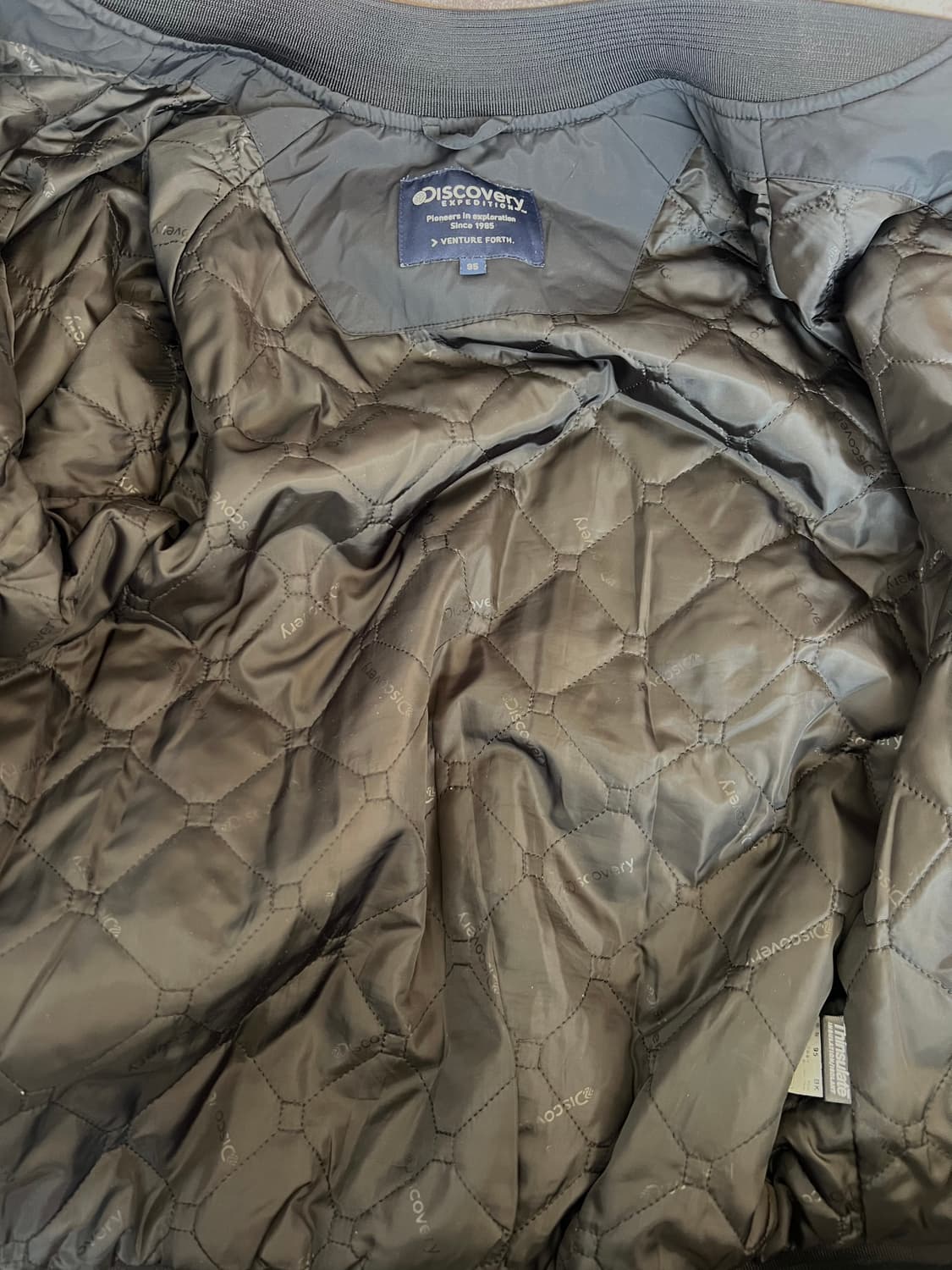 디스커버리 남성 블랙 블루종점퍼 신슐레이트점퍼 상품이미지6