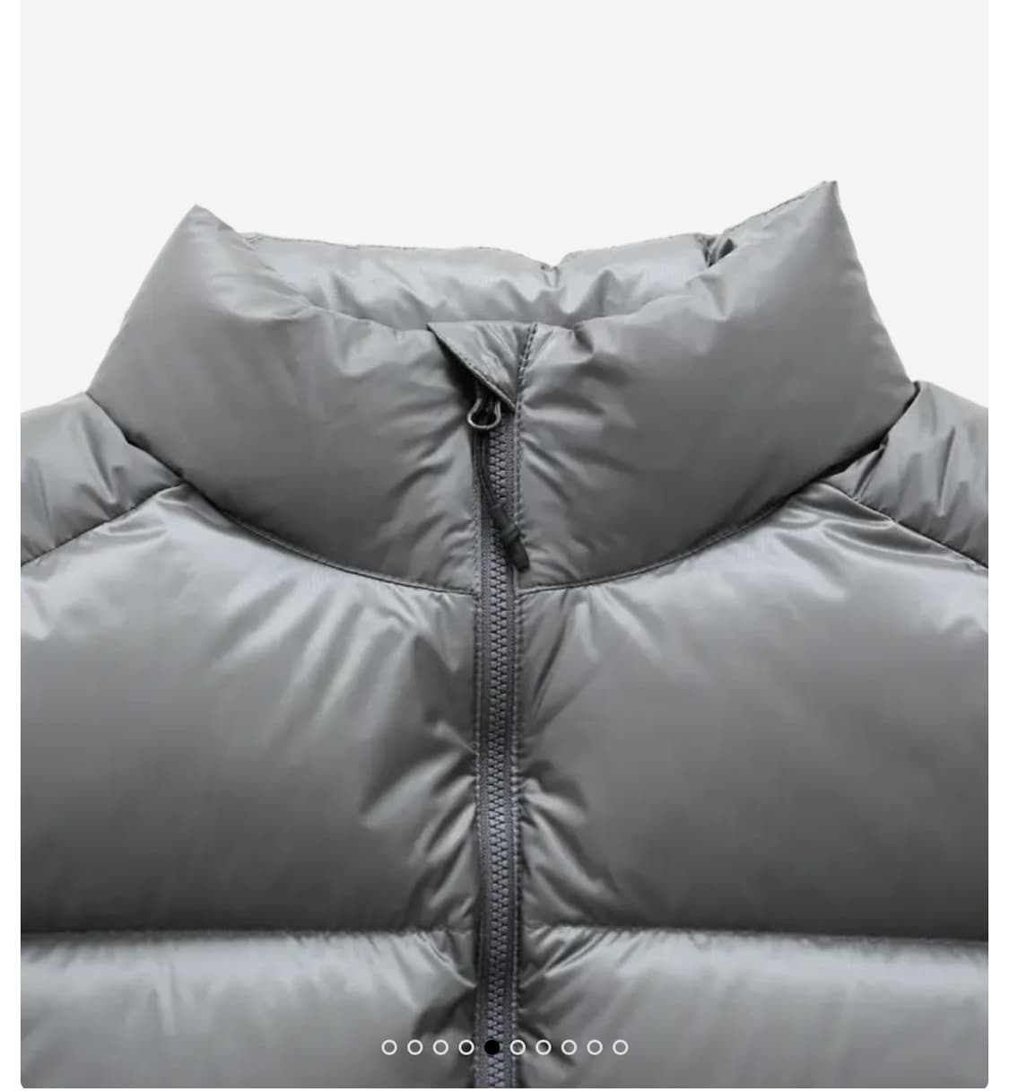 케일 패딩 베스트 회색 large 상품이미지3