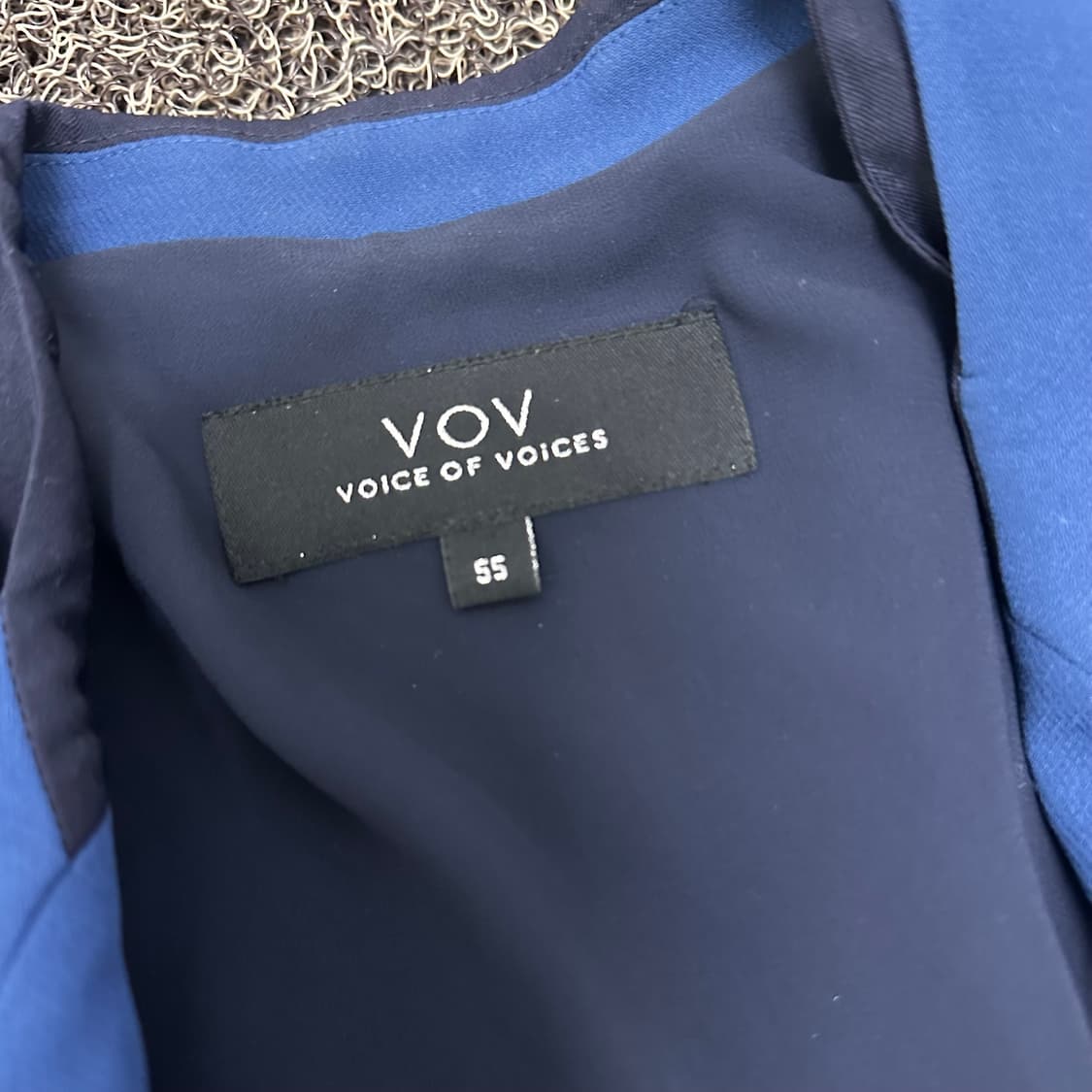 VOV 보브 여성 자켓 블루 55사이즈 상품이미지3