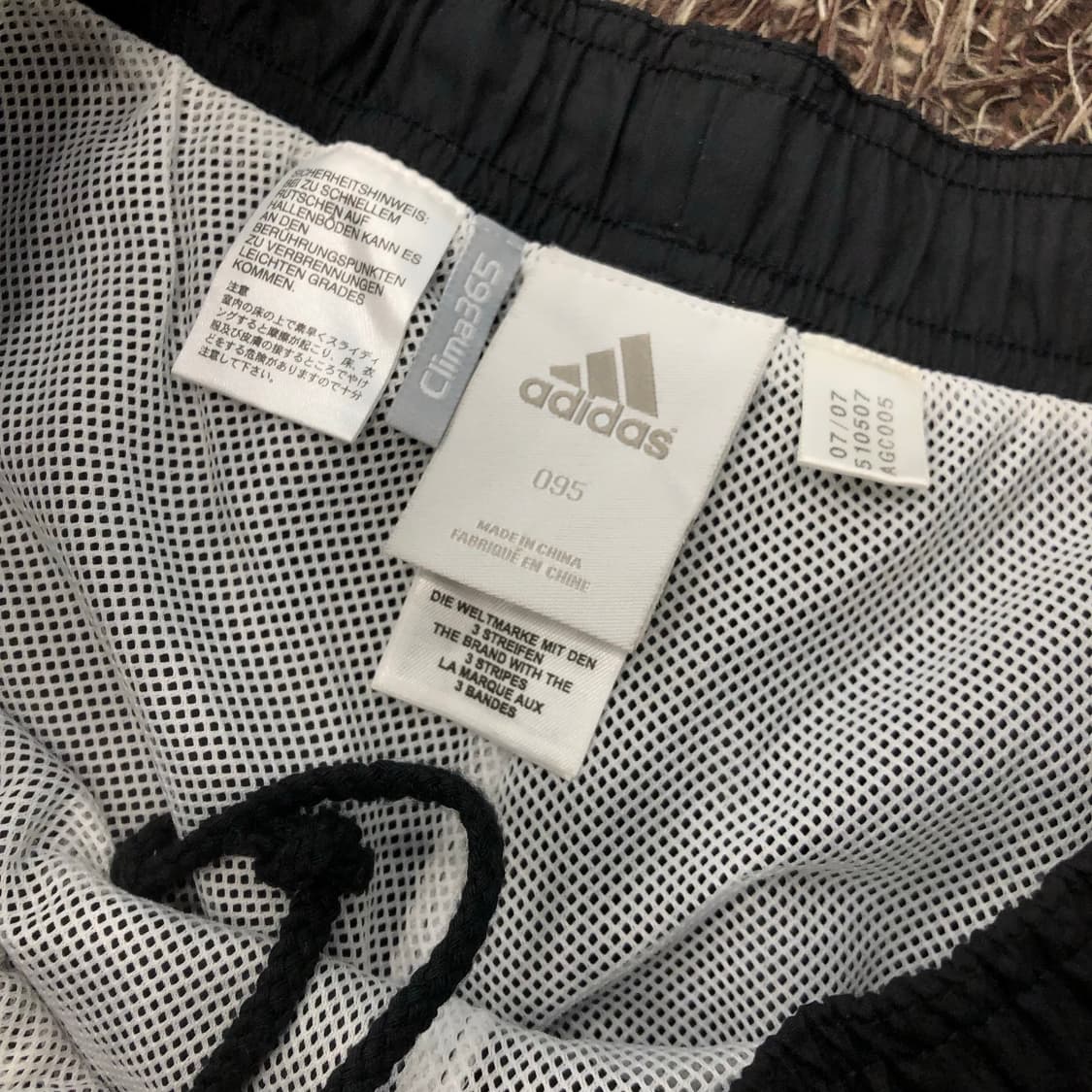 아디다스 핑크 삼선 와이드 우븐 트랙 팬츠 상품이미지5