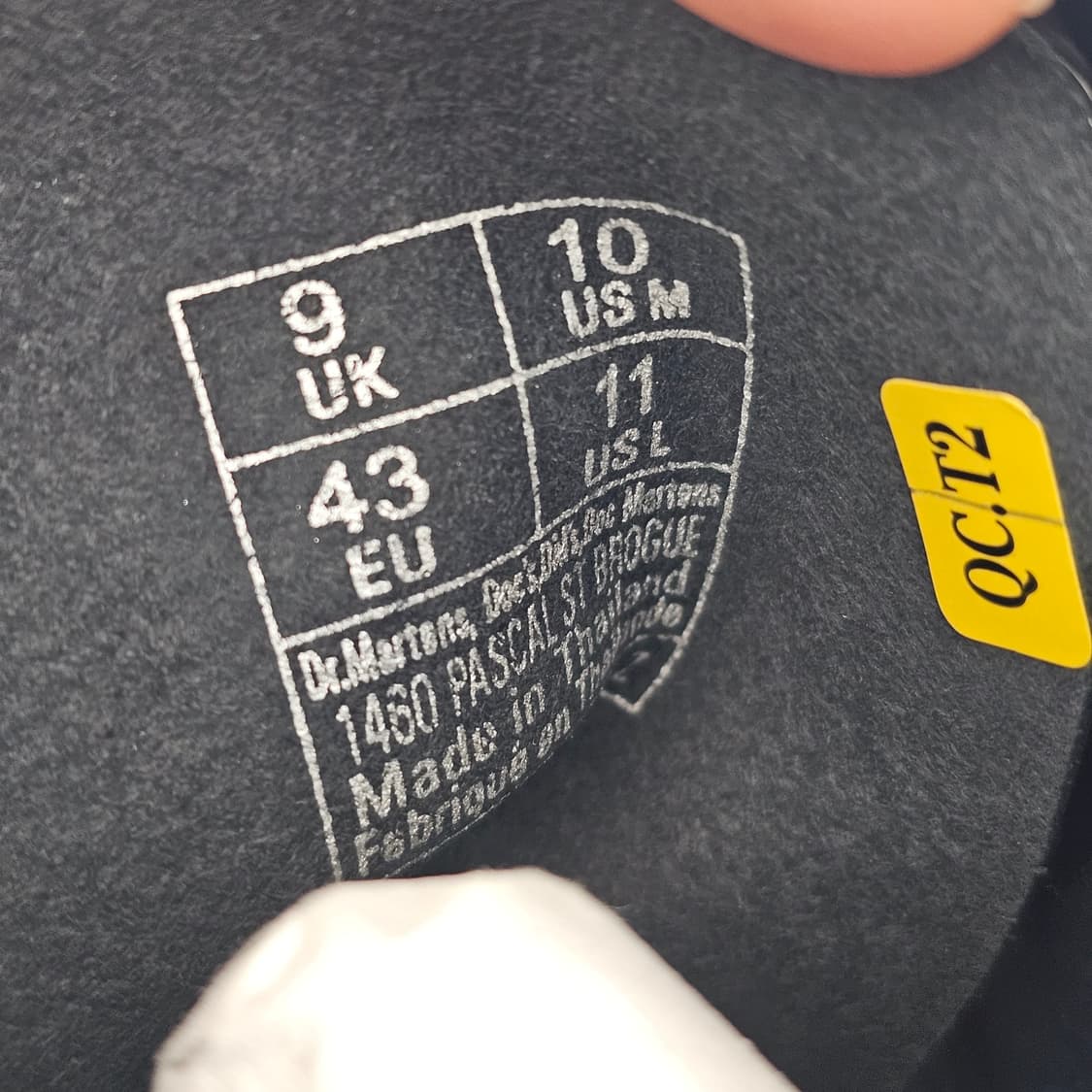 280 새제품) 닥터마틴 1460 파스칼 ST 브로그 스틸토 워커 부츠 상품이미지5