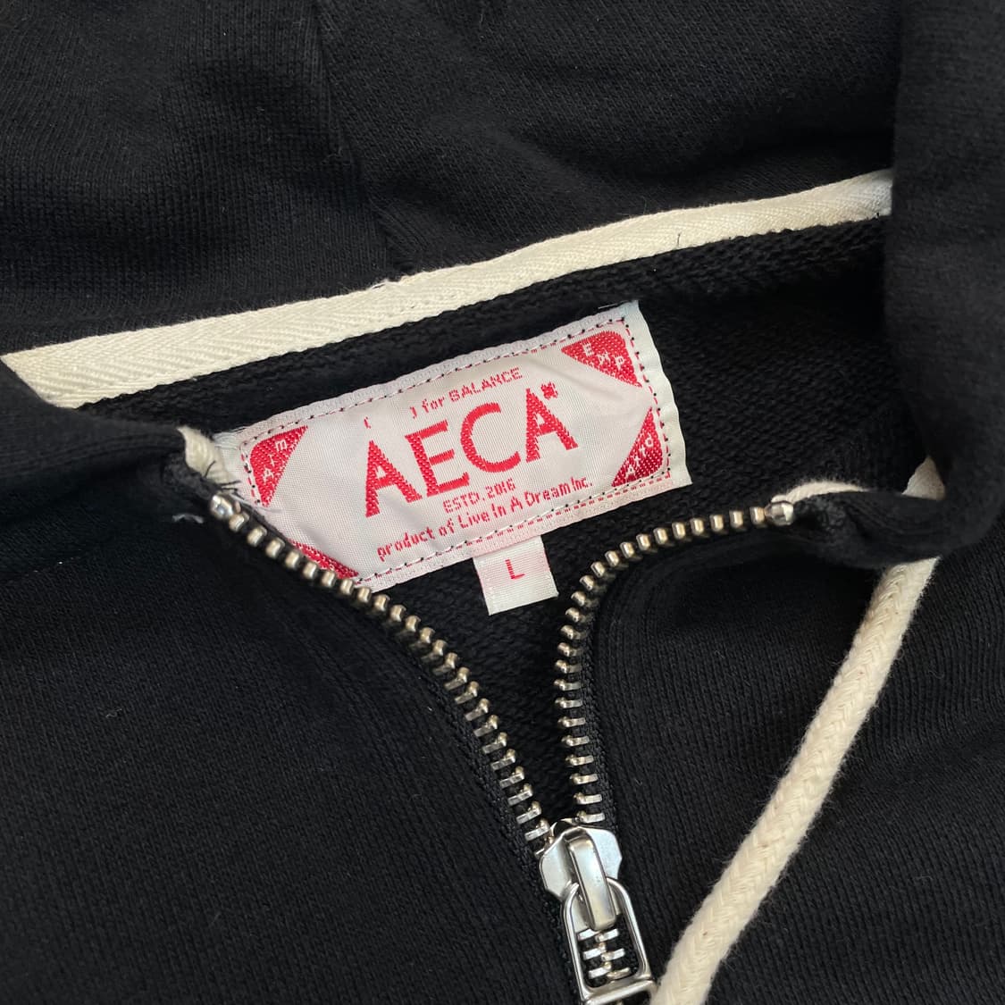 AECA WHITE 에이카 화이트 후드집업  상품이미지2