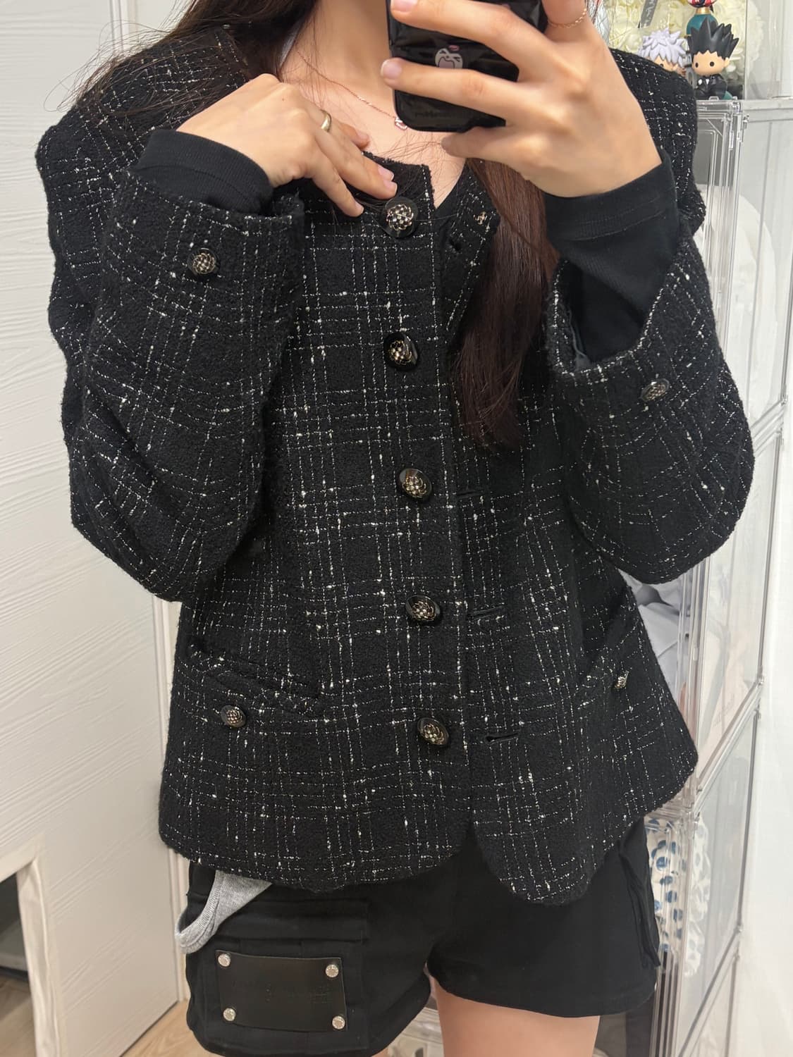 일본빈티지 트위드 자켓 상품이미지3