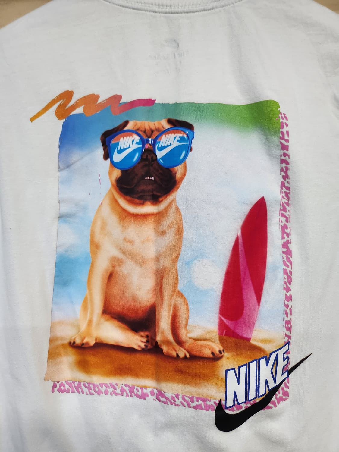 1083) 나이키 NIKE NSW 비치 퍼그 프린팅 반팔티 상품이미지5