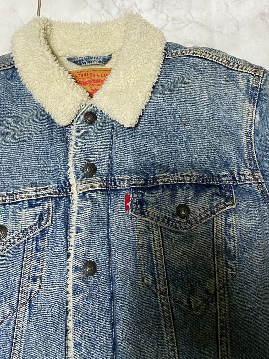 리바이스 빈티지 쉐르파 양털 청자켓 100 상품이미지2