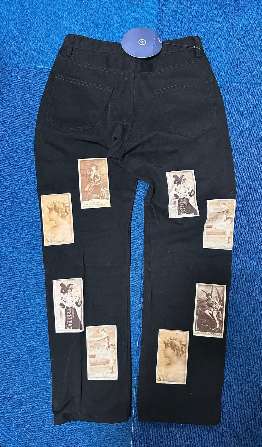 EASY BUSY old card patchwork pants 상품이미지8