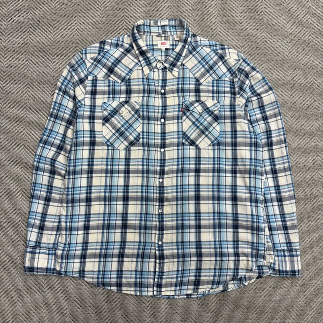 리바이스 웨스턴 체크 셔츠 v1880 상품이미지1