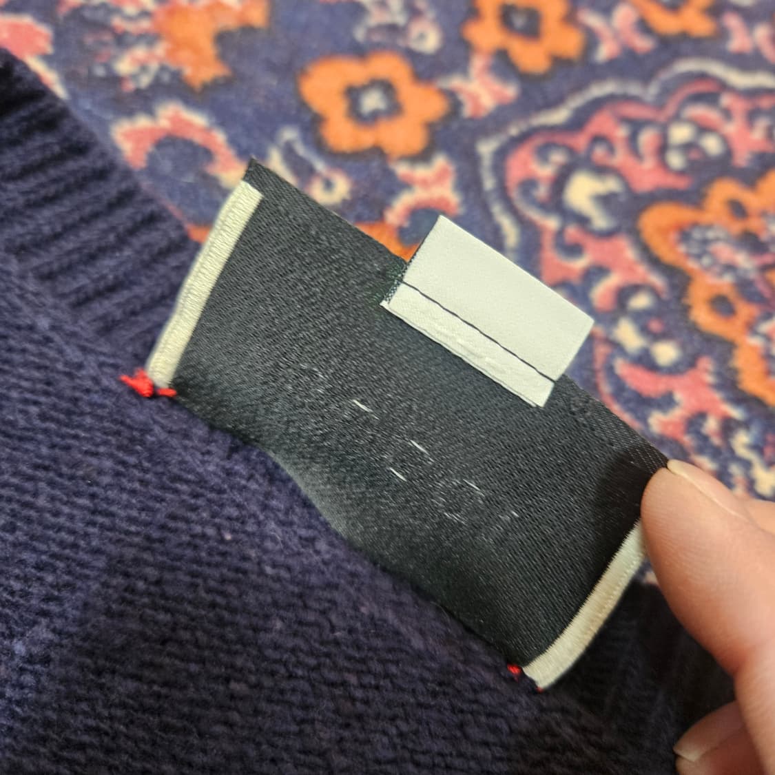 구찌(Gucci) 스네이크 자수 울 스웨터 XL size 상품이미지6