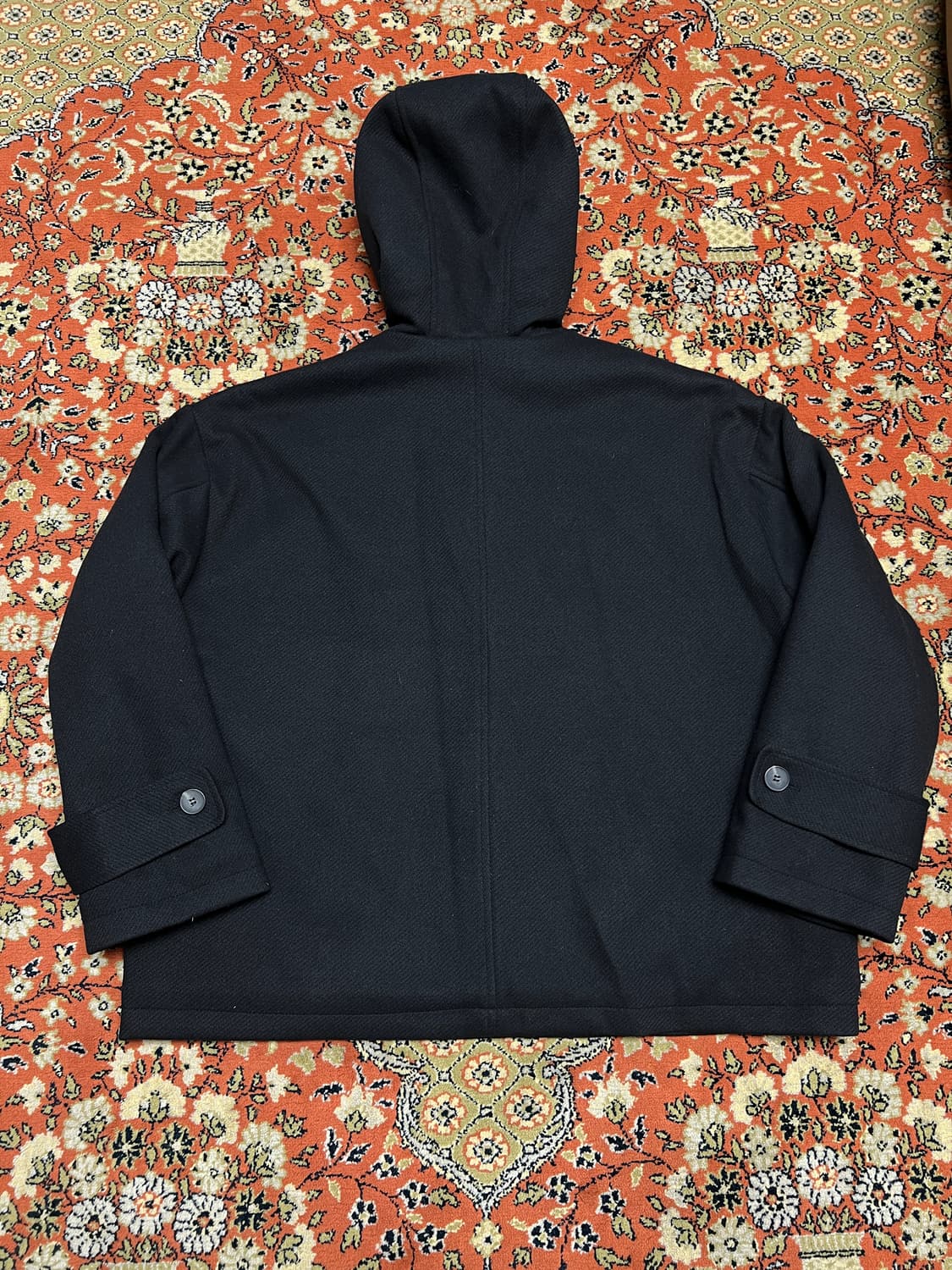 [FREE] ORDA 네이비 오버핏 반 더플 코트 상품이미지2