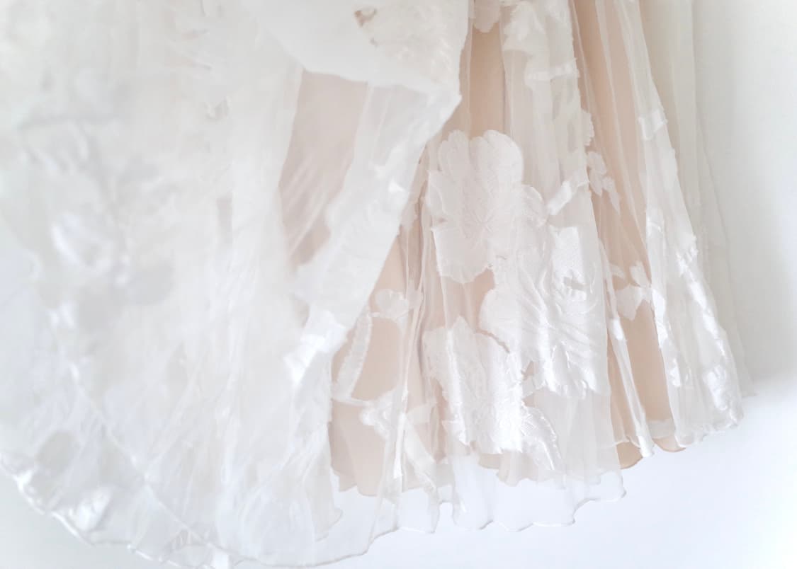 Chloe applique lace skirt 상품이미지1