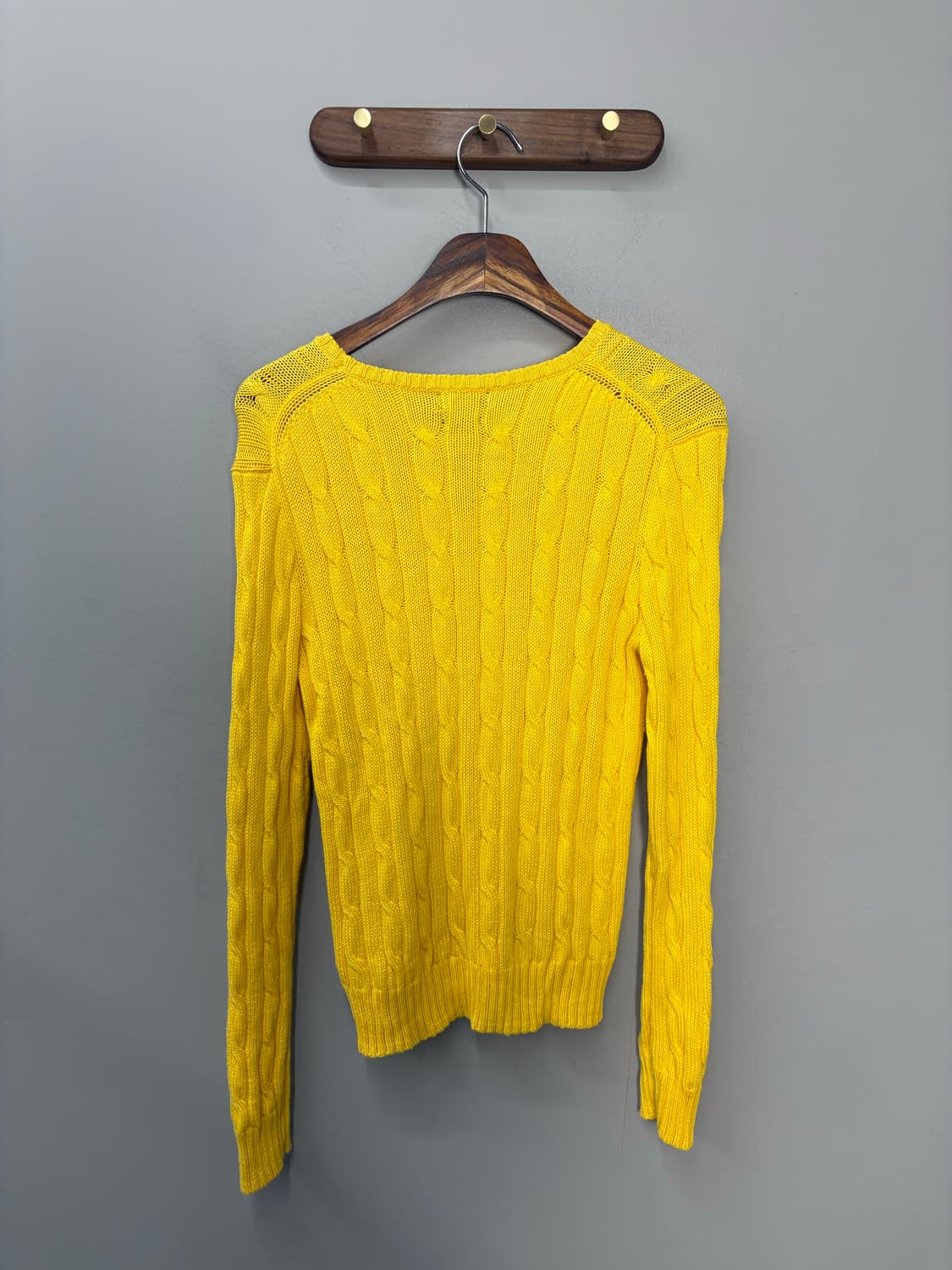 폴로랄프로렌 옐로우 케이블 니트 A3031 상품이미지4