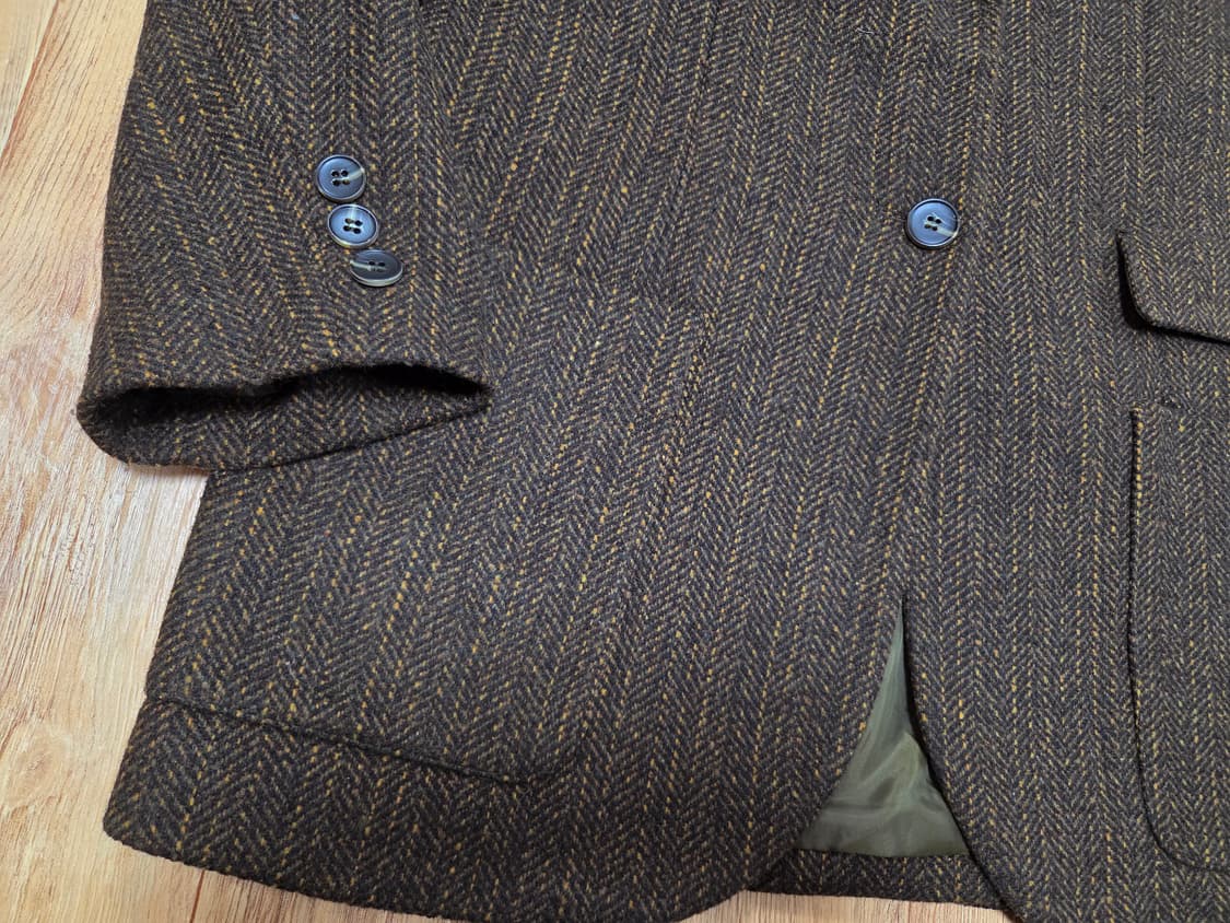 까사렐(cacharel) 헤링본 울자켓 55 새상품 상품이미지6