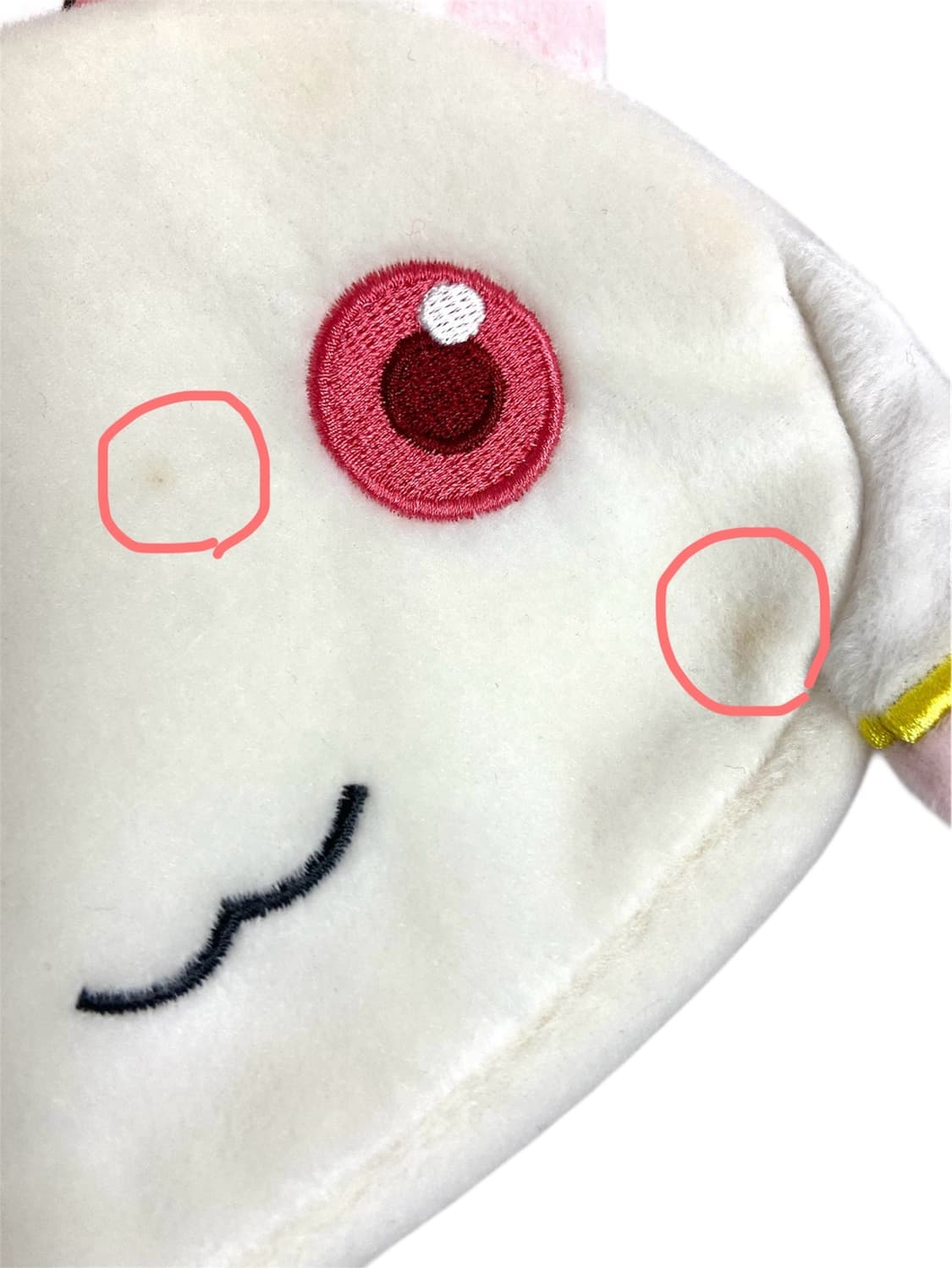 마법소녀 마도카 마기카 마마마 큐베 얼굴 파우치 상품이미지2