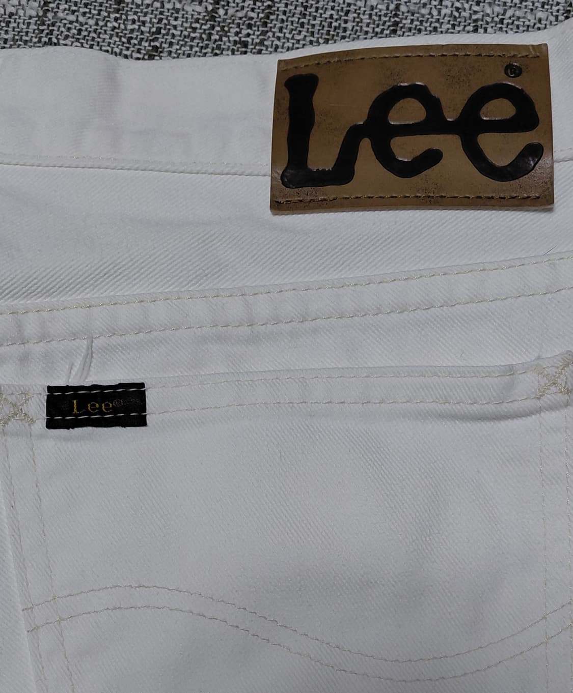 [S] Lee(리) 프리 오가닉 코튼 화이트 데님 팬츠 (LL1612) 상품이미지1