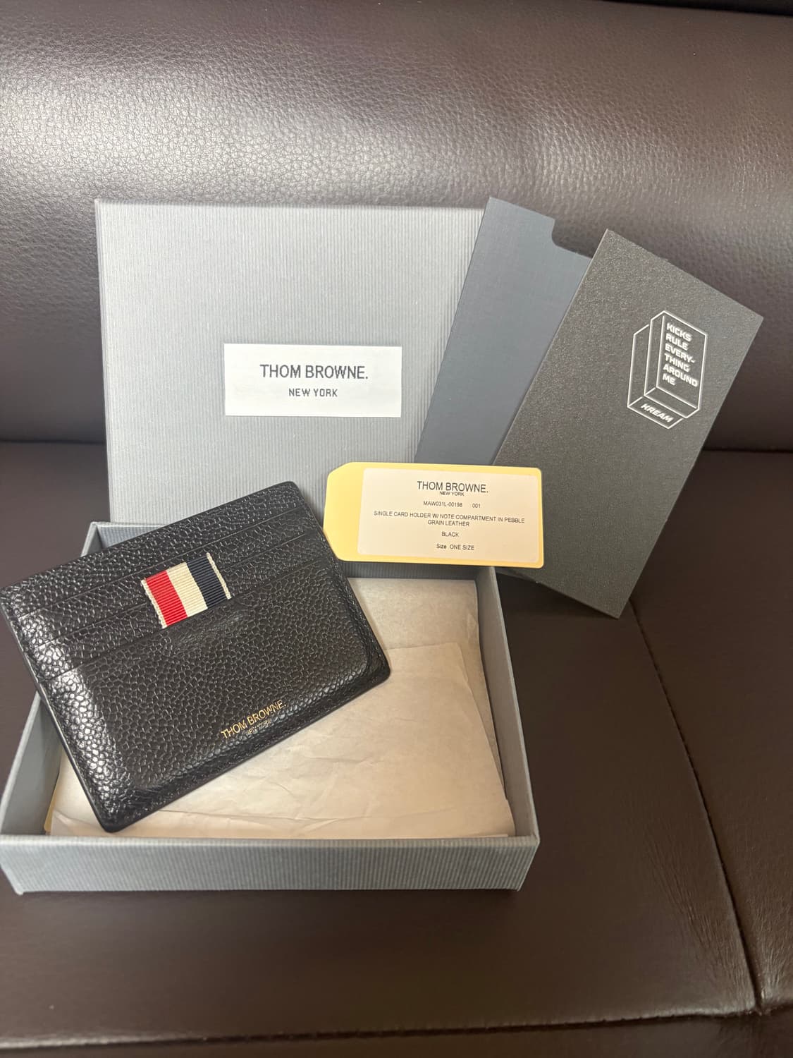 [크림판] 톰브라운 페블 카드지갑 상품이미지2