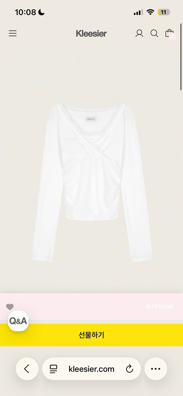 클리시어 비비안 발레 레이스 탑 상품이미지1