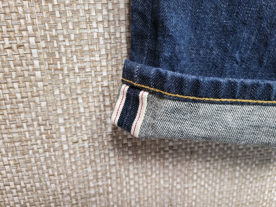 M 30~31인치 유니폼브릿지 셀비지 청바지 빈티지 아메카지 진청 상품이미지4