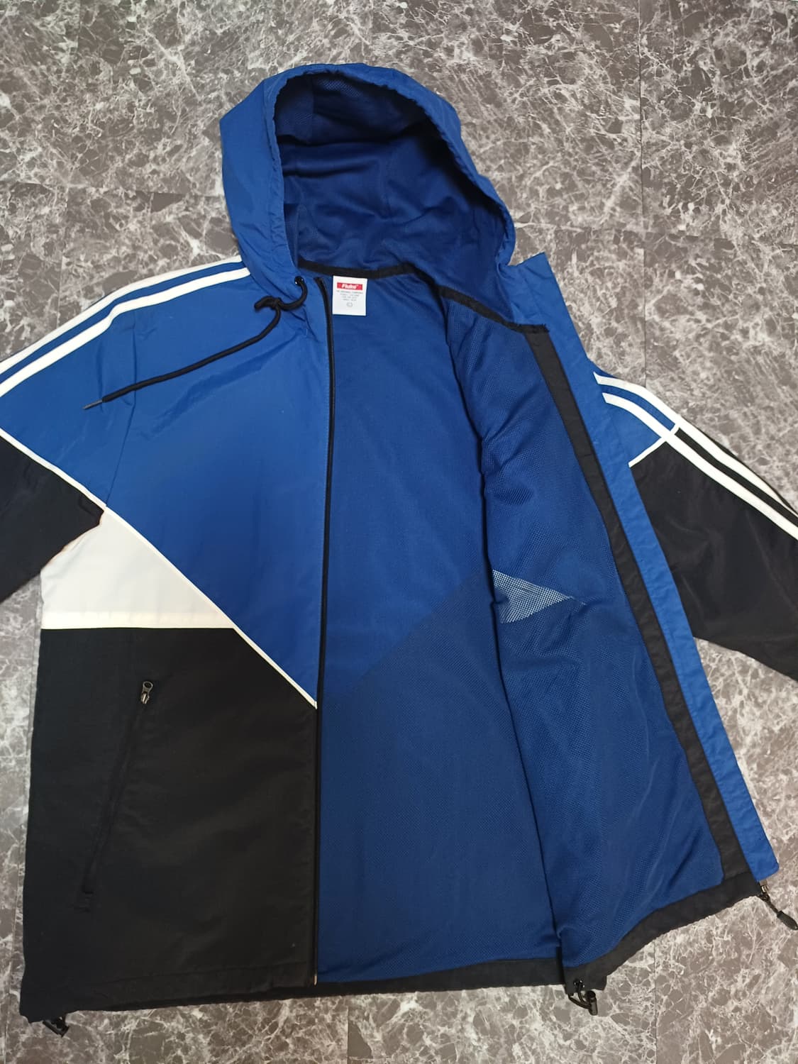 플루크(FLUKE) 배색 후드 바람막이 자켓 L  상품이미지3