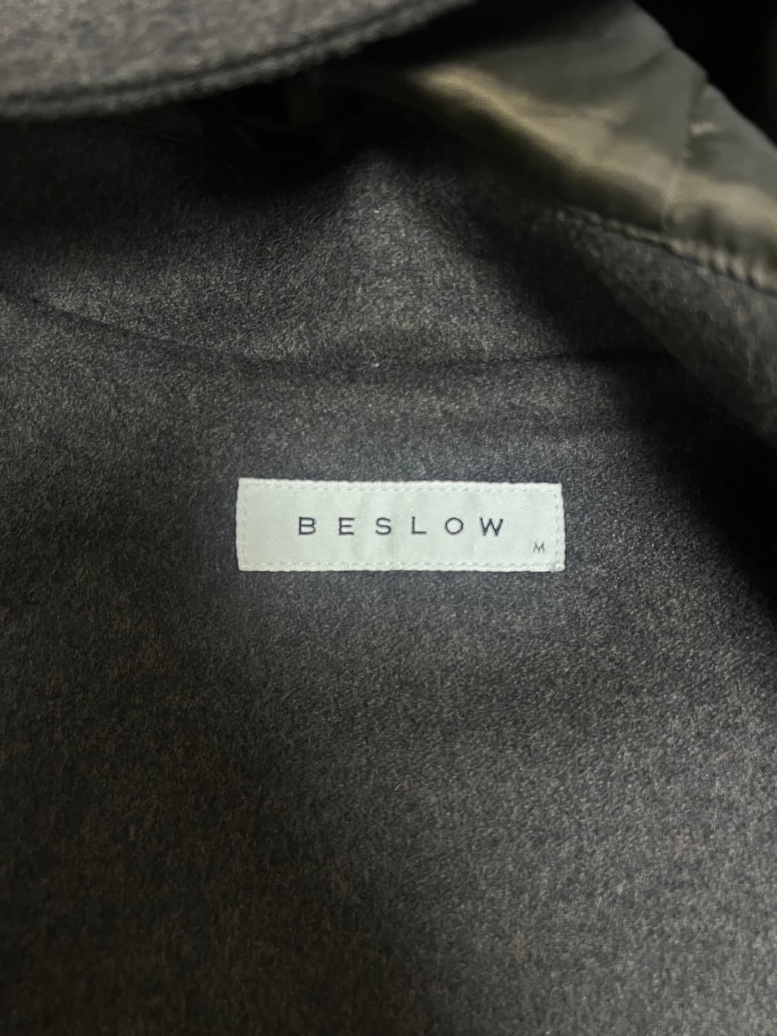 [M] 비슬로우 멜란지 브라운 후드 코트 (100~105) 상품이미지4