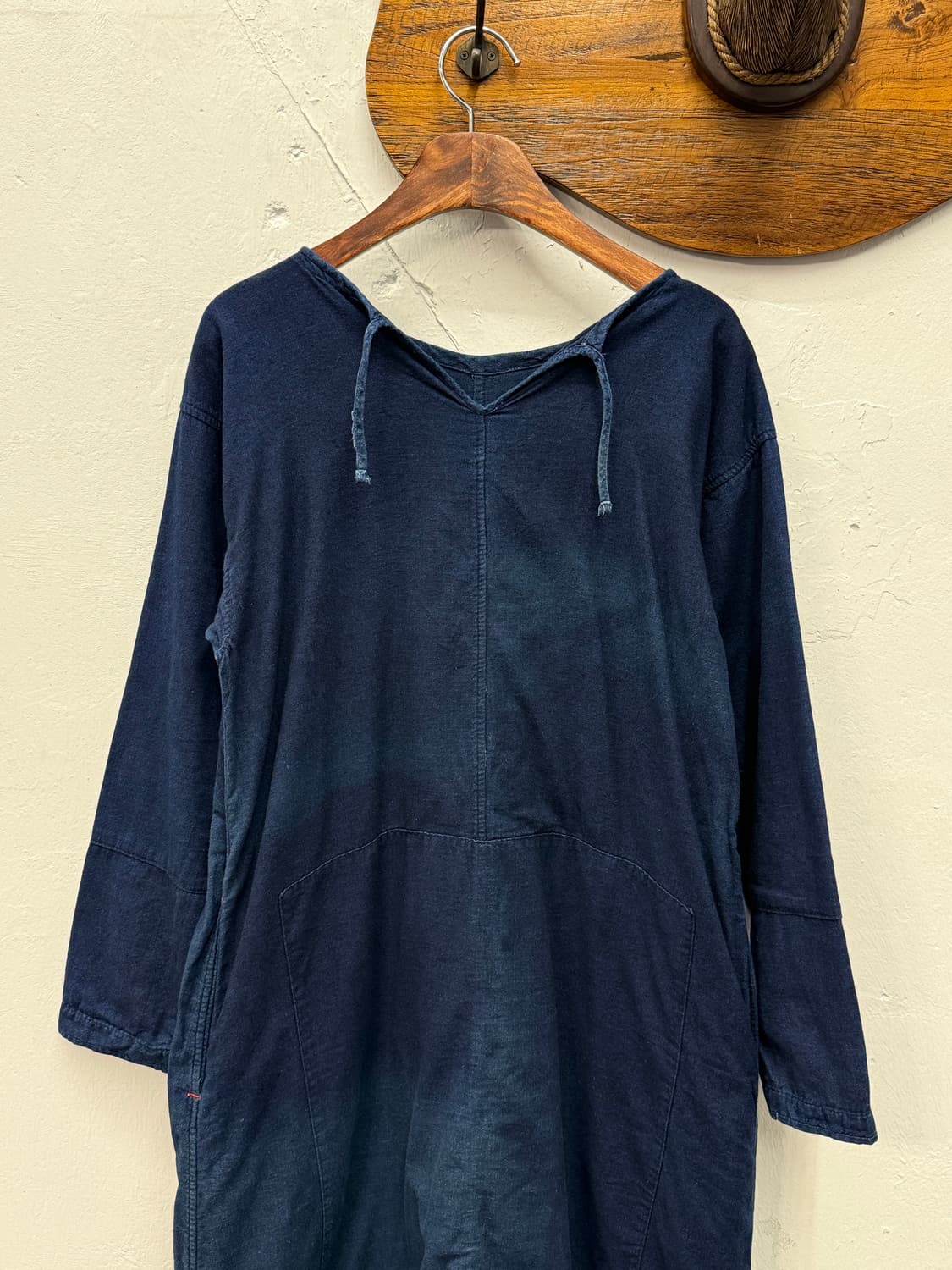 Japan 45R Indigo Cotton Long One-piece 상품이미지6
