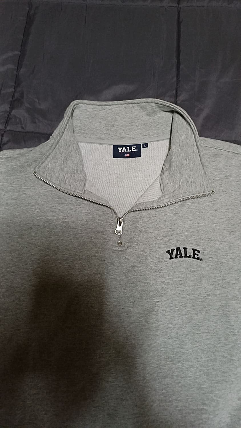 예일 반집업오버핏맨투맨 L 가슴62 기장67 상품이미지3