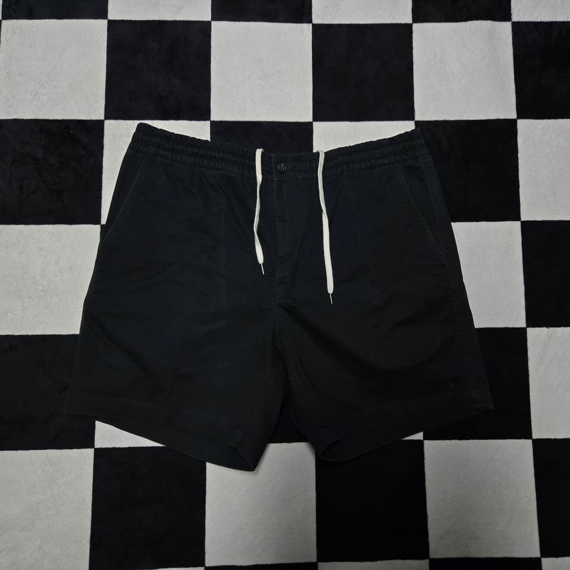 M 폴로랄프로렌 프렙스터 반바지 히든로고 블랙 상품이미지1