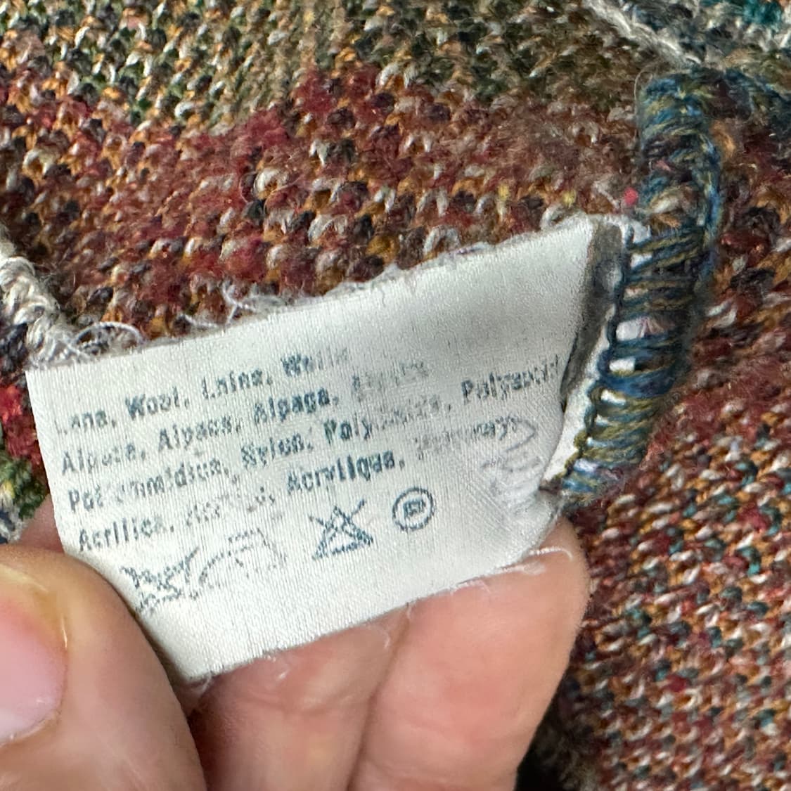 미쏘니 유니크패턴 니트 XL 상품이미지5